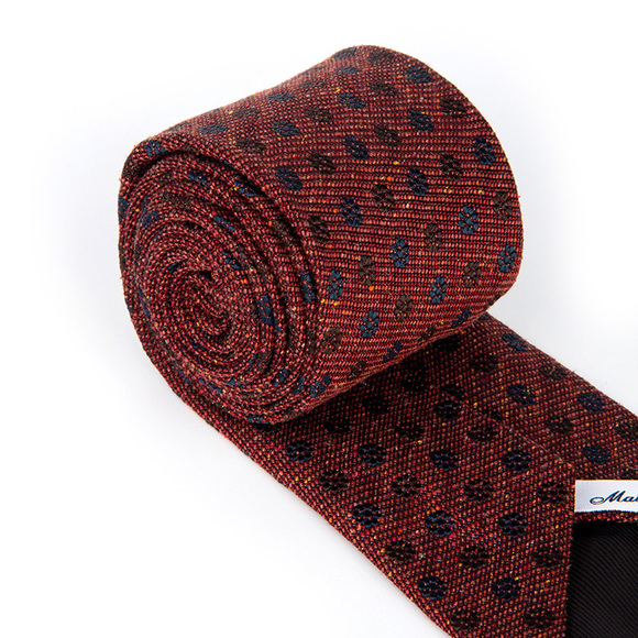 MATTABISCH BROWN PAISLEY TIE | MENS - Picture 2 of 3